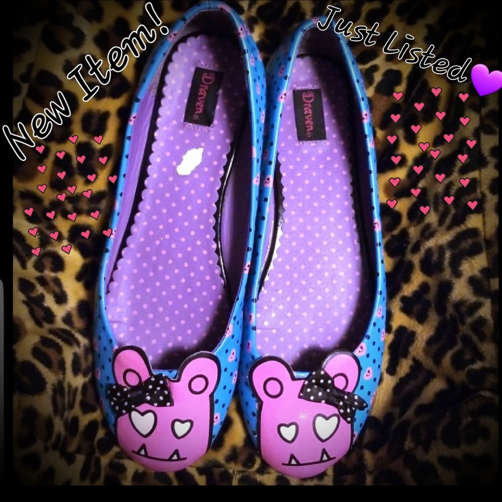 💀💀Draven Heart Monster Flats💀💀